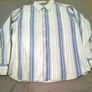 Very appealing casual striped button down shirt. Purchased from THE Buckle.
